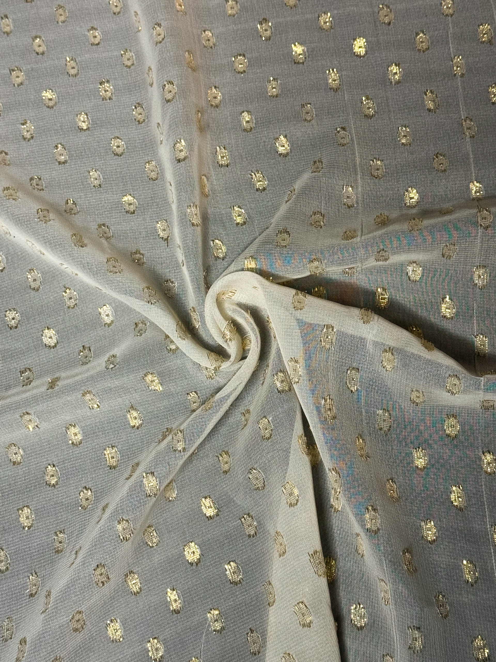 FANTAZY FRESCOED CHIFFON LUREX CROWNING